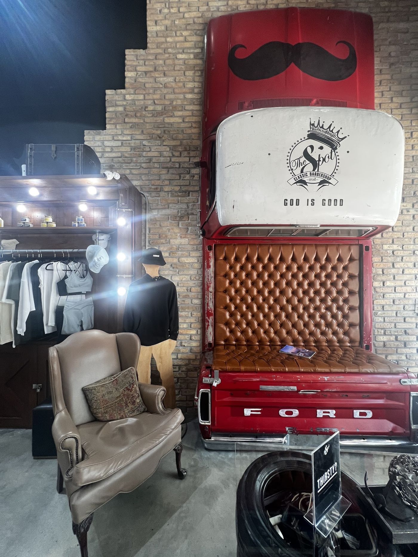 Inside The Spot Barbershop
