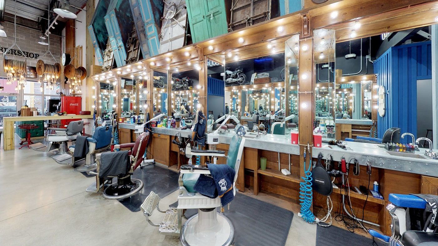 Inside The Spot Barbershop Doral Downtown