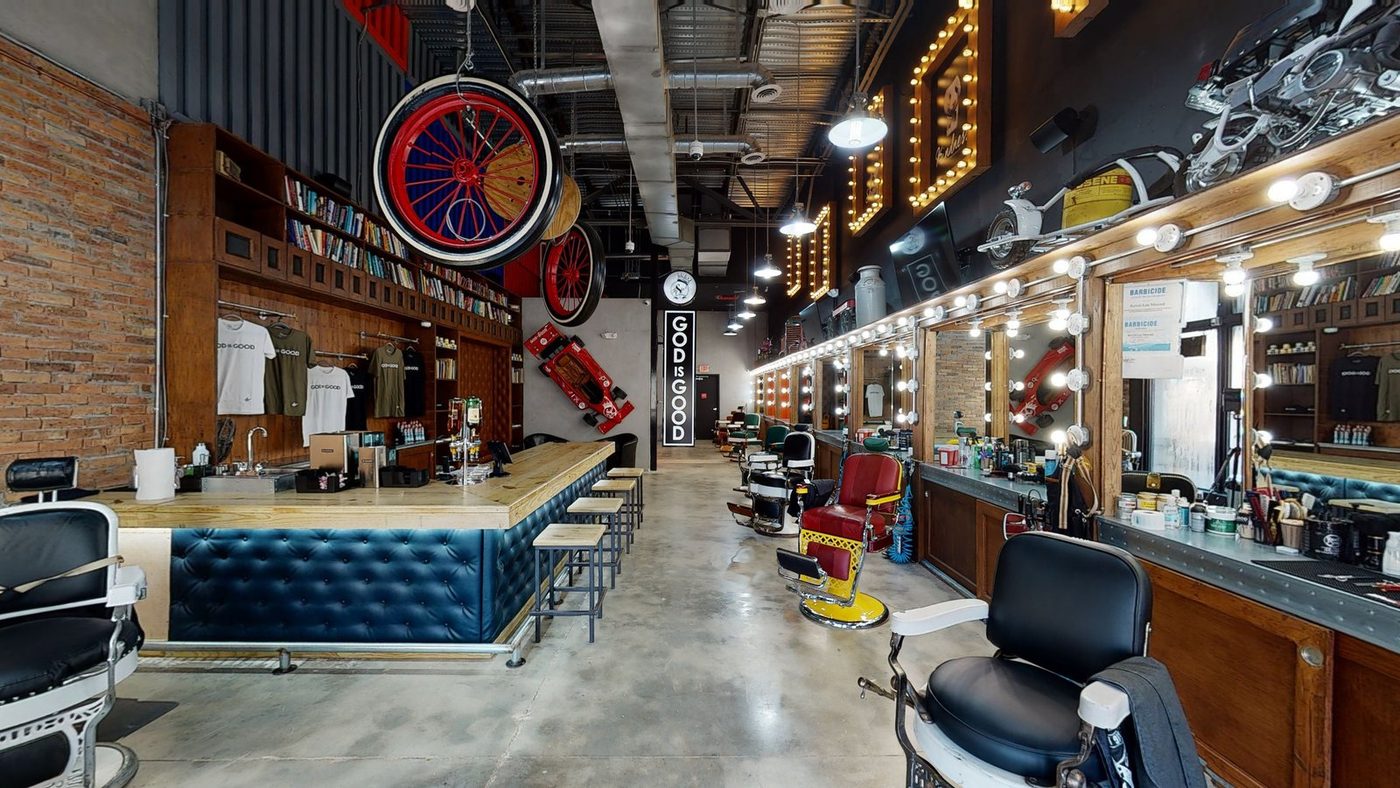 Inside The Spot Barbershop Pembroke Gardens